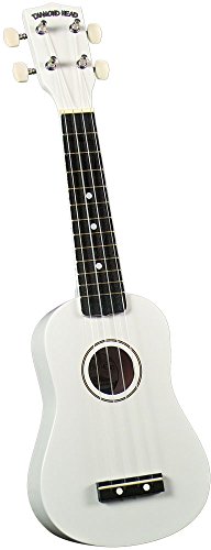 Diamond Head DU-109 Rainbow Soprano Ukulele – White