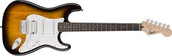 Squier by Fender Bullet Stratocaster Electric Guitar – HSS – Hard Tail – Rosew ...