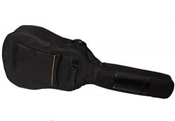 Faswin 41 Inch Dual Adjustable Shoulder Strap Acoustic Guitar Gig Bag – Black