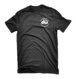 DW Drum Workshop Short Sleeve Tee, Heavy Cotton, Black with DW  Logo, XL