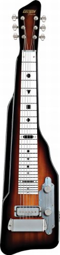 Gretsch G5700 Electromatic Lap Steel with White Plastic Fretboard – Tobacco