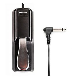 Antoble Sustain Pedal With Piano Style for Electronic Keyboards, Synthesizers & Digital Piano