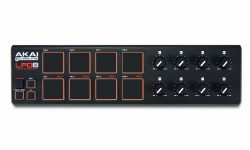 Akai Professional LPD8 | Ultra-Portable USB Drum Pad MIDI Controller for Laptops (8 Pads / 8 Knobs)