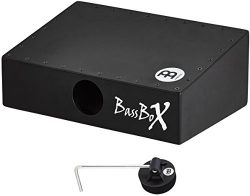 Meinl Percussion BASSBOX Acoustic Cajon Stomp Box with L-Shaped Beater, Black (VIDEO)