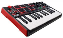 Akai Professional MPK Mini MKII | 25-Key Ultra-Portable USB MIDI Drum Pad & Keyboard Contro ...