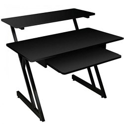 On Stage WS7500 Series Wood Workstation, Black