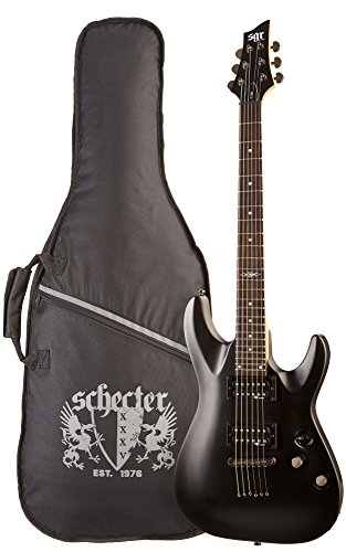C-1 SGR by Schecter Beginner Electric Guitar – Midnight Satin Black (Amazon Exclusive)