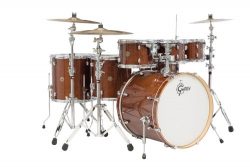 Gretsch (CM1E826PWG) 2014 Catalina Maple 7-Piece Rock Shell Pack and 22 Inch Kick with Free Addi ...