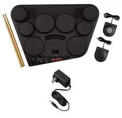 Yamaha DD75AD Portable Digital Drums Package with 2 Pedals, Drumsticks – Power Supply Included