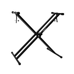 ChromaCast CC-KSTAND Double Braced X-Style Pro Series Keyboard Stand with Locking Straps