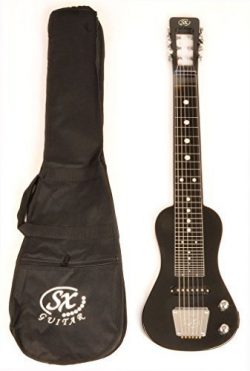 SX LAP 3 Black Lap Steel Guitar w/Free Carry Bag