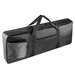 Neewer 76-Key Keyboard Bag with Extra Pockets for Electric Piano, Made of Durable and Waterproof ...