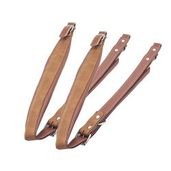 ammoon One Pair Synthetic Leather Accordion Shoulder Straps for 16-120 Bass Accordions
