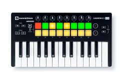 Novation Launchkey Mini 25-Note USB Keyboard Controller, MK2 Version