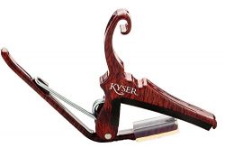 Kyser Quick-Change Capo for 6-string acoustic guitars – Rosewood
