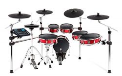 Alesis Strike Pro Kit | Eleven-Piece Professional Electronic Drum Kit with Mesh Heads