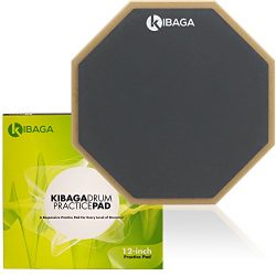 Premium Drum Pad 12″ – Silent Drum Practice Pad Provides A Great Rebound – Per ...