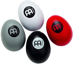 Meinl Percussion ES-SET Cajon Player’s Four Piece Multi-Colored Egg Shaker Set with Differ ...