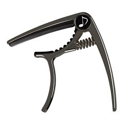 Donner DC-2 Guitar Capo for Acoustic and Electric Guitar, Black