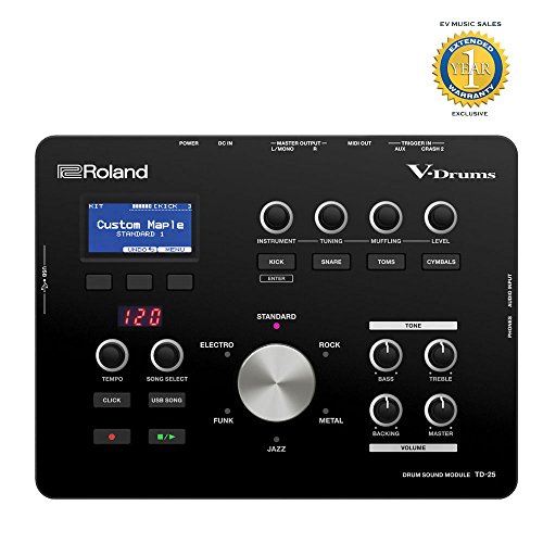 Roland TD-25 Drum Sound Module with 1 Year Free Extended Warranty