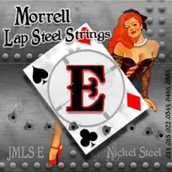 Morrell JMLS-E Premium 6-String Lap Steel Guitar Strings for E-Tuning 14-58 (3-Pack)