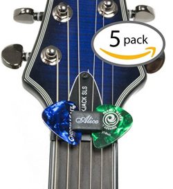 Guitar Pick Holder – Pack of 5 – For Acoustic Guitar Electric Guitar or Bass