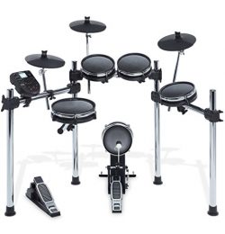 Alesis Surge Mesh Kit | Eight-Piece Electronic Drum Kit with Mesh Heads (10″ Snare, 8̸ ...