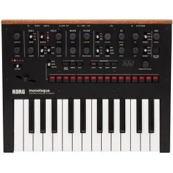 Korg Monologue Monophonic Analog Synthesizer with Presets -Black (MONOLOGUEBK)