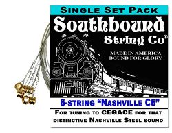 “Nashville C6” 6-String Lap Steel Guitar String Set – Get that Honky Tonk Sound!