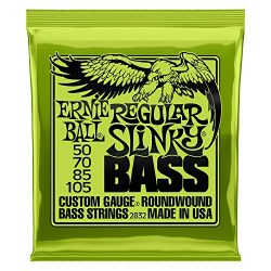 Ernie Ball Regular Slinky Nickel Wound Bass Set, .050 – .105