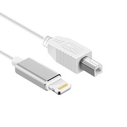 Lightning to MIDI cable, lightning to B-type High-Speed cable for iPhone/iPad/iPod, Interconnect ...