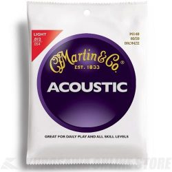 Martin M140 Bronze Acoustic Guitar Strings, Light