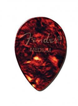 Fender 358 Shape Classic Celluloid Picks (72 Pack) for electric guitar, acoustic guitar, mandoli ...