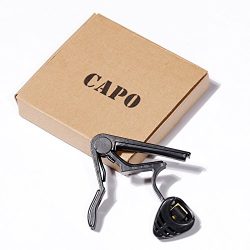 Beginner Guitar Capo,Acoustic Classical Electric Clamp Concert Tenor Ukulele Soprano Baritone Vi ...