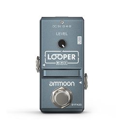 ammoon AP-09 Nano Loop Electric Guitar Effect Pedal Looper True Bypass Unlimited Overdubs 10 Min ...