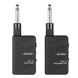 ammoon WS-10 Digital 2.4Ghz Audio Wireless Electric Guitar Transmitter Receiver Set