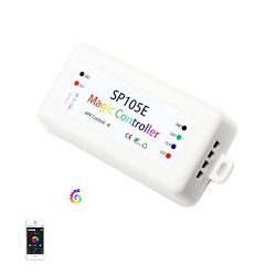 INVOLT Wireless Bluetooth Magic Dream Color LED Light Controller, with iOS Android APP, for DC5V ...