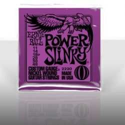 Ernie Ball 2220 Power Slinky Nickel Round Wound Electric Guitar Strings 3 Pack