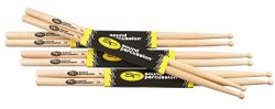 Sound Percussion Labs Hickory Drumsticks 4-Pack 7A Wood