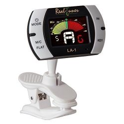 Guitar Tuner – Chromatic Clip-on Tuner for Guitar, Bass, Violin, Ukulele, Banjo, Brass and ...
