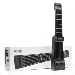 Jamstik+ Black Portable App Enabled MIDI Electric Guitar, for Beginners and Music Creators, iOS, ...