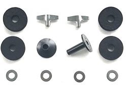 Drum Starz Accessory Bundle -2 Long CYMBAL SLEEVES, 4 Deluxe FELTS, 2 WING NUTS & 4 WASHERS