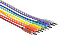 Hosa CMM-845 3.5 mm TS to 3.5 mm TS Unbalanced Patch Cables, 1.5 ft