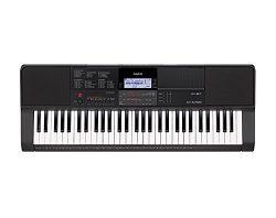 Casio CTX700 61-Key Touch Sensitive Portable Keyboard with Power Supply