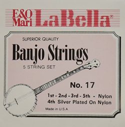LaBella 17 La Bella Nylon 5 Stg Banjo Set