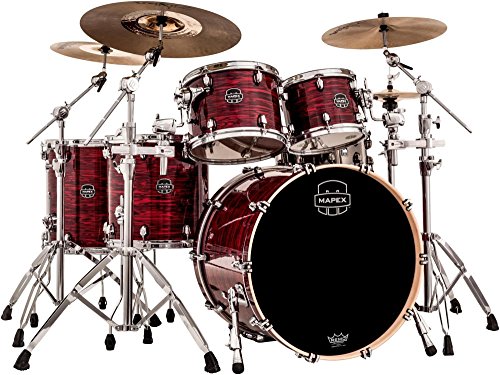 Mapex Saturn V MH 5-Piece Studioease Shell Pack Red Strata Pearl Custom Wrap