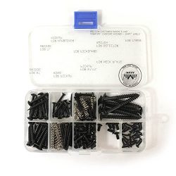 MAKA Guitar Screw Kit Assortment Box Kit for Electric Guitar Bridge, Pickup, Pickguard, Tuner, S ...