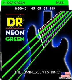 DR Strings NGB-45  Coated Nickel Bass Guitar Strings, Medium