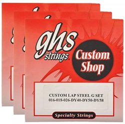 GHS Electric Lap Steel Strings G Tuning 16-58 (3 Pack)