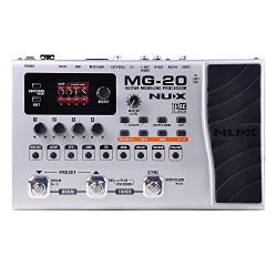 NUX MG-20 Electric Guitar Multi-effects Processor with Drum machine Looper Function Expression p ...